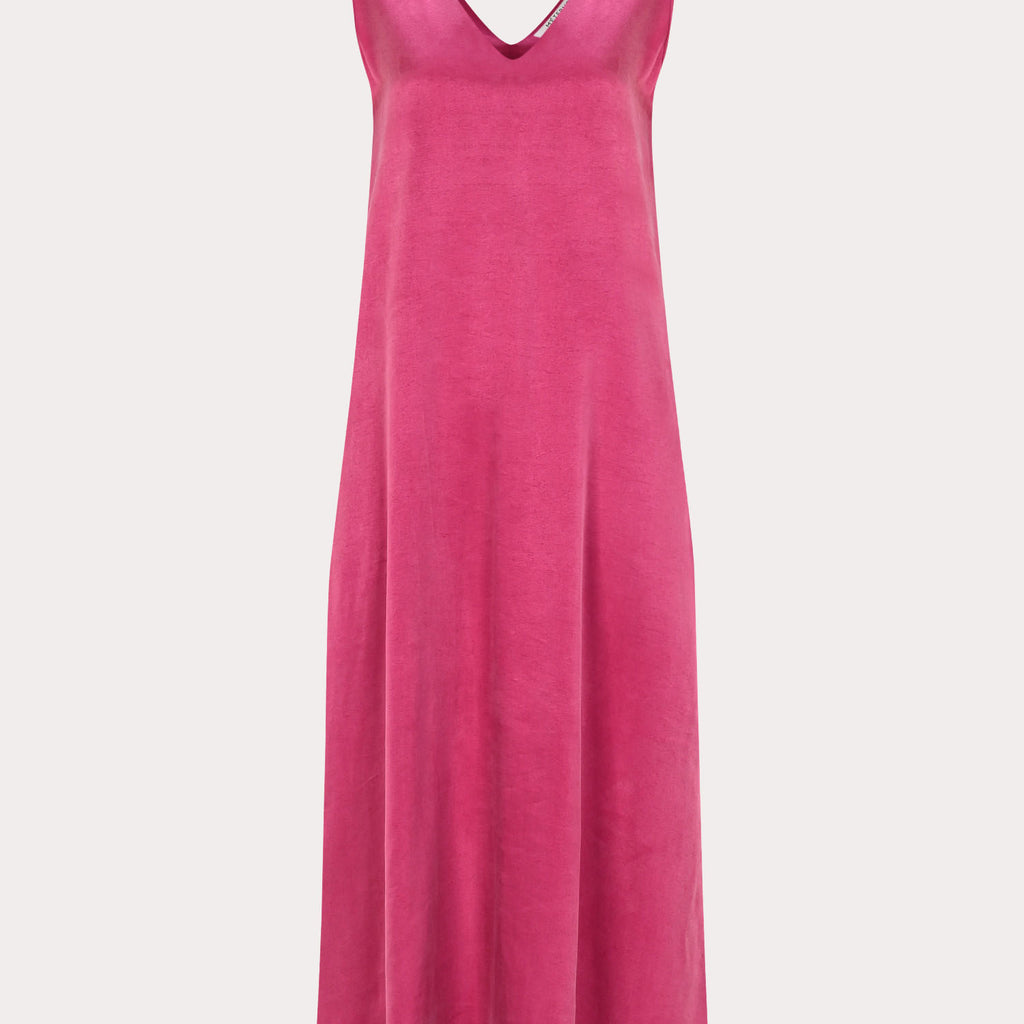 rosea-elbise-duz-pembe