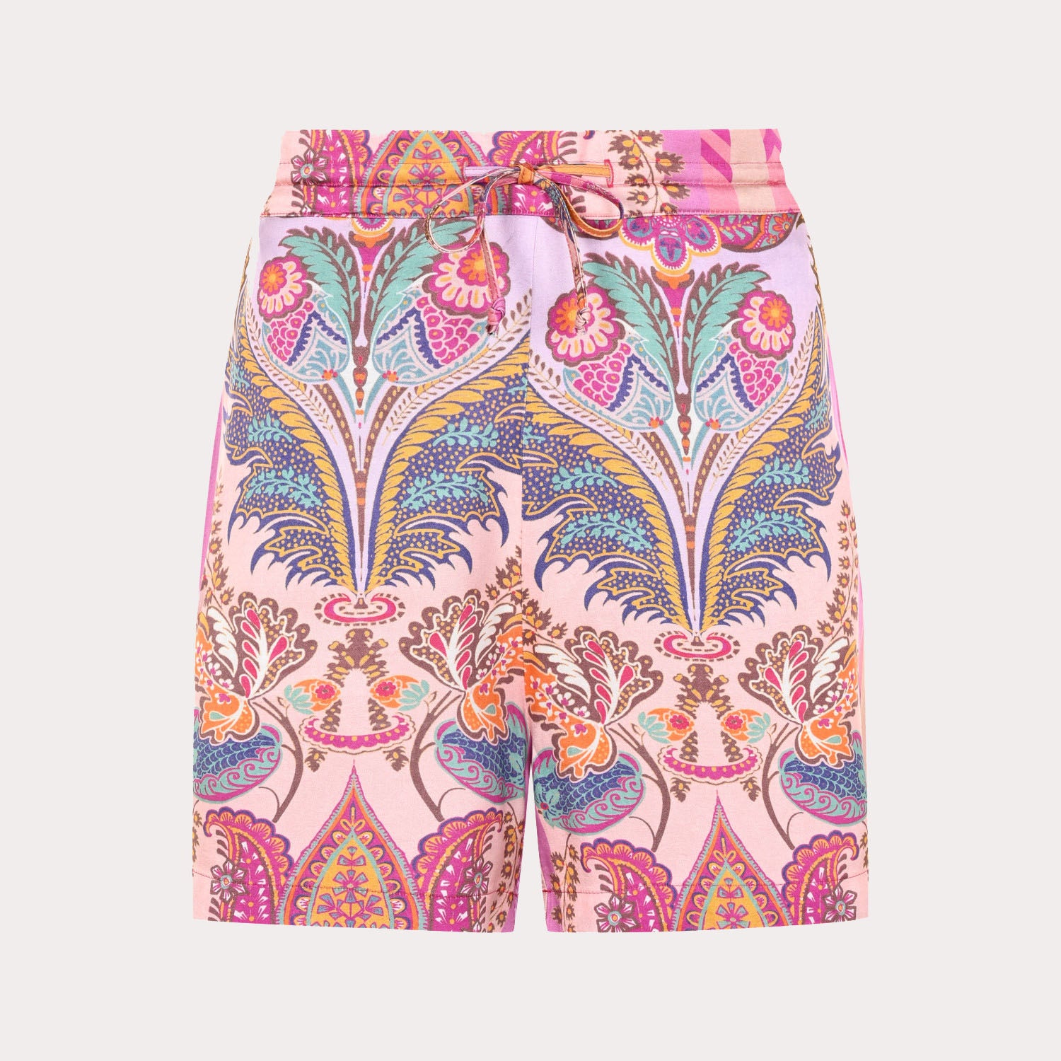 rosea-sort-pembe-cizgisel-desen