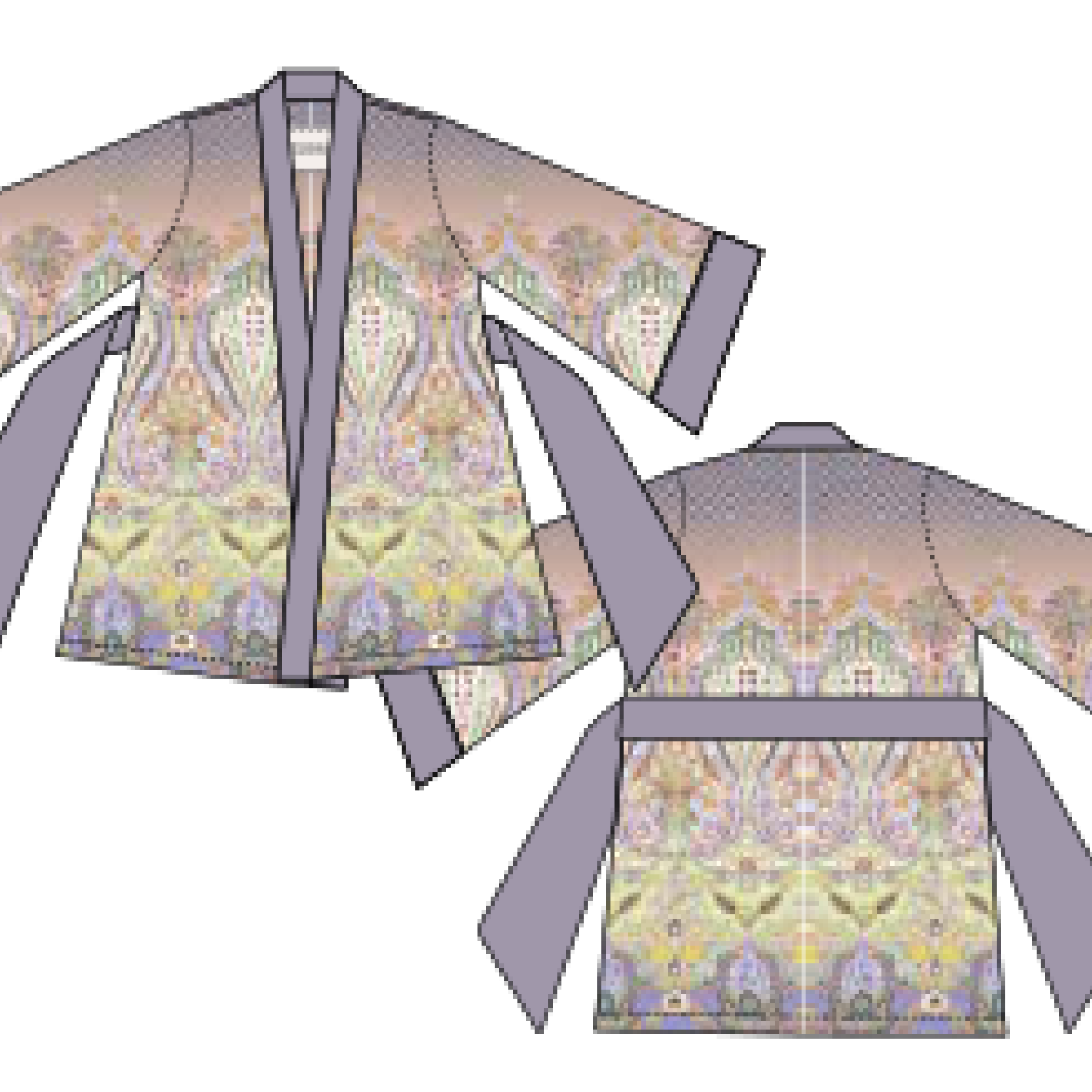 Vas Kısa Boy Kimono